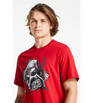 Nike Jordan Vintage Graphic Short Sleeve Red Tee Jordan 23 Nostaljik Grafikli Erkek Tişört Kırmızı
