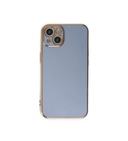 Apple İphone 15 Kılıf Volet Silikon - Mavi