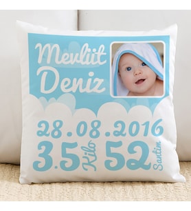 Kişiye Özel Erkek Bebek Doğum Özellikleri Yastık