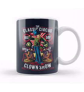 The Classic Circus Kupa Bardak Porselen