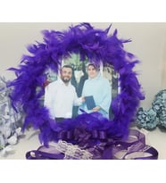 Kurdela Süslemeli 27 cm Resimli Tef Kına Aksesuarı-