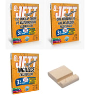 LGS 8.Sınıf JETT İnkılap Din Kültürü İngilizce Fasikülleri Seti