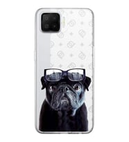 PrintiFy Oppo A73  ile Uyumlu 1mm Slim Fit Köpek 3 050f Baskılı Şeffaf  Kılıf