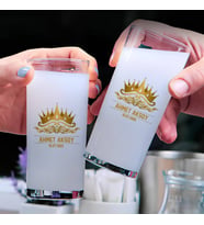 Kral Tacı Temalı Spesial İkili Rakı Bardağı Seti