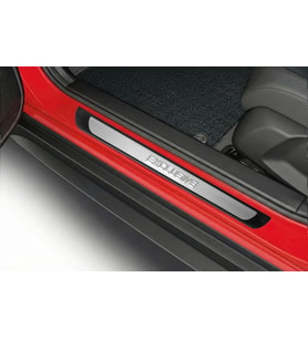 Toyota Corolla Krom Kapı Eşiği Exclusive Line 2002-2018 arası 4 Prç P. Çelik ABS Çerçeve (Taşlı)