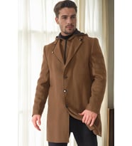 PLT9376 DEWBERRY ERKEK PALTO-CAMEL