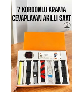Akıllı Saat 7 Kordonlu Bildirim Görebilen Metal Kordon Gps Özelliği
