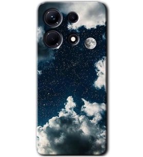 İnfinix Note 30 Kılıf HD Desen Baskılı Arka Kapak - Gece Gökyüzü