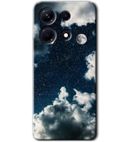 İnfinix Note 30 Kılıf HD Desen Baskılı Arka Kapak - Gece Gökyüzü