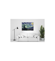 Van Gogh Yıldızlı Gece Cam Tablo 3 50x70 Cm