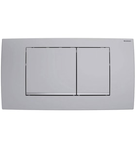 GEBERIT KUMANDA KAPAĞI ÇİFTLİ MAT KROM  115.899.JQ.1