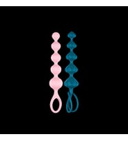 Satisfyer Love Beads Renkli Silikon  Toplar