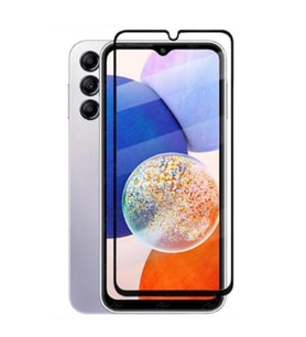 Samsung Galaxy A24 5G Uyumlu Ön Koruma Seramik Nano Ekran Koruyucu (Siyah)