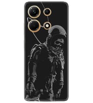 Infınix Note 30 Kılıf Silikon Desen Özel Seri İskelet Astronot 1613