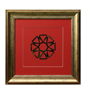 e38 EL İŞÇİLİĞİ PİRİNÇ TABLO 40*40 CM - 6448