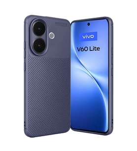 Vivo V60 Lite Auto Focus Karbon Kapak - Lacivert