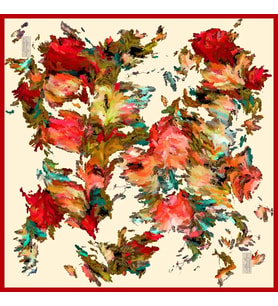 GÜZ  YAZ SERİNLİĞİ EŞARP 90 x 90 - 2563 (Krem)