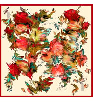 GÜZ  YAZ SERİNLİĞİ EŞARP 90 x 90 - 2563 (Krem)