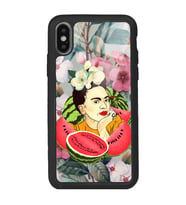iPhone Xs Max Frida Kahlo Tasarımlı Glossy Telefon Kılıfı