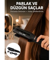 Saç Düzleştirici Seramik Plakalı 230C Hızlı Isınma 360° Kablo Yeni Nesil