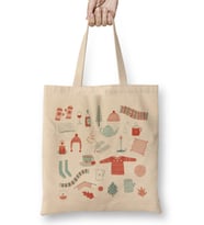 Hygge Cosy Things Bez Çanta Uzun Saplı