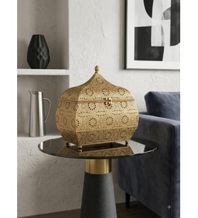 PANALI PNL-MG127 L GOLD METAL DEKORATİF KUTU
