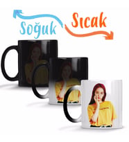 Blackpink Lisa 02 Sihirli Kupa Bardak Porselen