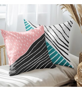 eJOYA Modern Tasarımlı 2'li Yastık İçi Ve Kırlent Kılıfı 45cm 113465