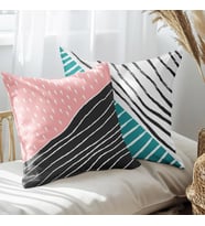 eJOYA Modern Tasarımlı 2'li Yastık İçi Ve Kırlent Kılıfı 45cm 113465