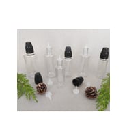 100 Adet 30 ml Ikili Kapaklı, Damlatma Uçlu, Tıpalı, Kolonya, Dezenfektan, Likit Şişesi, pet sigara