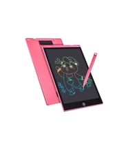 12 Inc Renkli Lcd Grafik Dijital Kalemli Çizim Tableti Yazı Tahta Not Yazma Eğitim Tableti Pembe