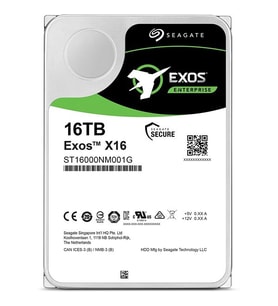 SEAGATE 16TB EXOS X16 ST16000NM001G 256MB 7200RPM SATA-3 NAS VE GÜVENLİK DİSKİ