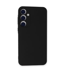 Samsung Galaxy A55 5g Kılıf Nano İçi Kadife Silikon - Siyah