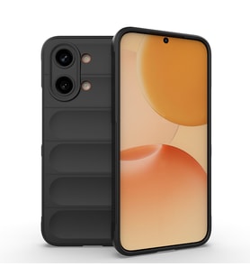 Lexroo Xiaomi Poco X8 Pro Max Kılıf Esnek TPU Oyuklu Arka Yüzey Tasarımlı Etnik Silikon Kılıf - Siyah