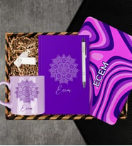 eJOYA Kişiye Özel Defter & Kalem & Kupa & Mousepad & Usb Bellek Hediye Kutusu 113062