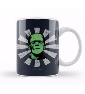 Frankenstein Retro Japanese Kupa Bardak Porselen