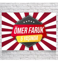 Sirk Temalı Doğum Günü Afişi