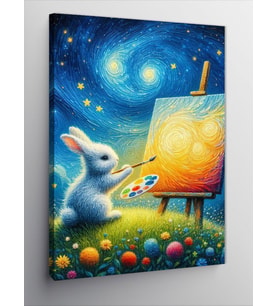Kanvas Tablo Sanat Yapan Astronot