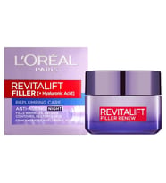 L'Oréal Paris Revitalift Filler Hyaluronik Asit Yoğun Dolgunlaştırıcı Yaşlanma Karşıtı Gece Kremi 50 ml