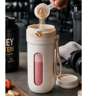Taşınabilir Şarjlı Blender Smoothie ve Buz Kırıcı Özellikli 350 ML