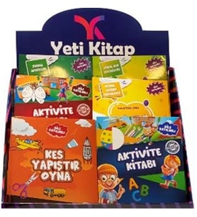 Yeti Etkinlik Kitapları Standı (120 Kitap - 10 Çeşit)