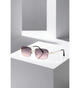 Polo Air UV400 Korumalı Kadın Güneş Gözlüğü Gold Pembe Gümüş Siyah Renk PLG-2124C4