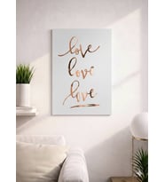 LOVE YAZILI  RENKLİ VE ŞIK  TASARIMLI MDF TABLO (27X18)