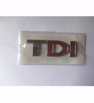 VOLKSWAGEN TDİ BAGAJ YAZISI ÇİFT KIRMIZI 3B0853675AC