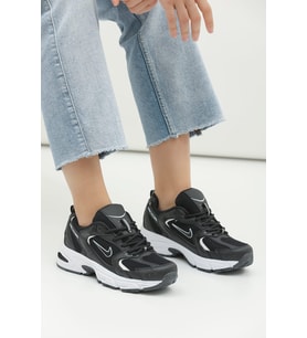 MONARC IV Spor Ayakkabı - Günlük Unisex Sneaker (Siyah)
