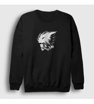 Presmono Unisex Siyah Kakashi Anime Naruto Sweatshirt 132360tt