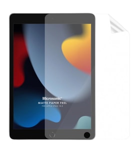 Microsonic Apple iPad 10.2`` 7. Nesil (A2197-A2200-A2198) Paper Feel Kağıt Dokulu Mat Ekran Koruyucu (Renksiz)
