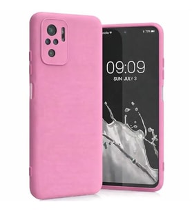Coverzone Xiaomi Redmi Note 10 ?le Uyumlu K?l?f Z-Mara Lansman Vieri Tam Koruma Arka Kapak Kamera Koruma �?k?nt?l? P�r�zs�z Y�zey Pembe