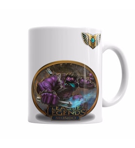 League Of Legends Dr Mundo LoL Kupa Bardak Porselen