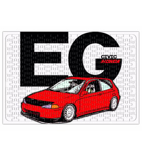 Honda Civic Eg Puzzle 240 Parça Yapboz